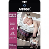 Papel A4 270g Fotográfico Ultimate Satin p/InkJet 20Fls