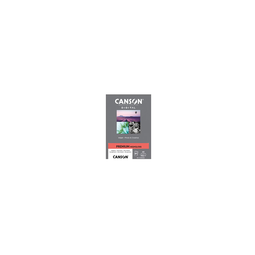 Papel 10x15cm 255g Foto Canson Premium Highgloss 50 Folhas