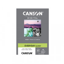Papel 10,2x12,5cm 200g Foto Canson Everyday Glossy 50 Folhas