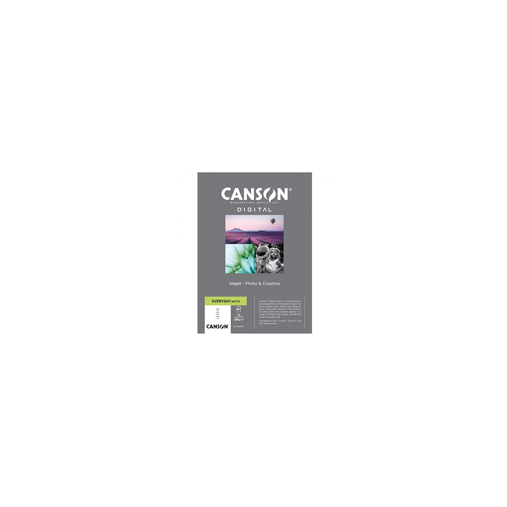 Papel A4 180g Foto Canson Everyday Matte 50 Folhas