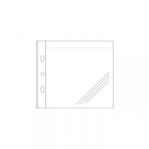 Bolsa para 1 CD/DVD em PP c/Furação Lateral Roma 393B 50un