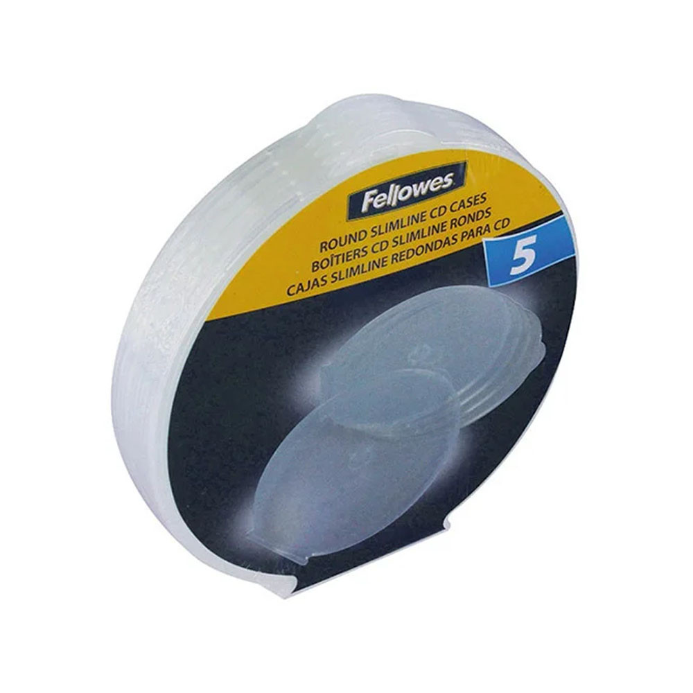 Caixa para CDs/DVDs Fellowes Transparente 9834201 Emb.5