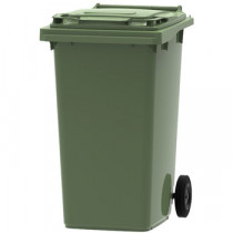 Contentor 240L Polietileno 2 Rodas c/Tampa Verde