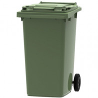 Contentor 240L Polietileno 2 Rodas c/Tampa Verde