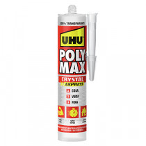 Cola e Veda Poly Max Cristal Express Transparente UHU 300g