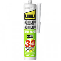 Silicone Isolamento e Fissuras Acrílico Branco UHU 280ml