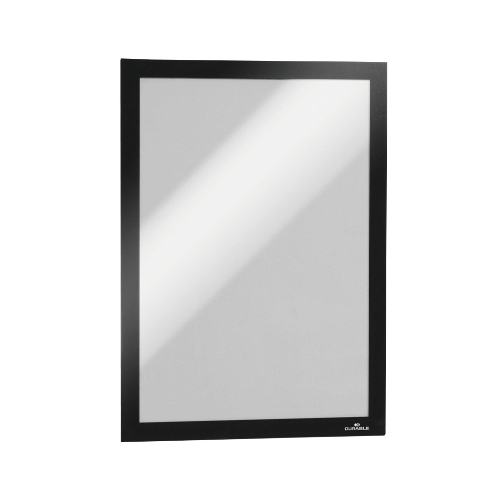 Moldura Adesiva A4 Duraframe 489901 Preto 1un