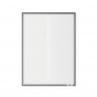 Moldura Adesiva Estática A4 Durable Cinza 5un