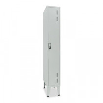 Cacifos Metálicos Simples 1 Cacifo 300x400x1700mm Cinza