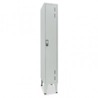 Cacifos Metálicos Simples 1 Cacifo 300x500x1900mm Cinza