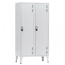 Cacifos Metálicos P/Indústria 2 Cacifos 900x500x1900mm Cinza