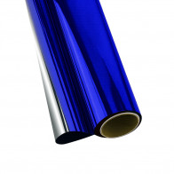 Papel Metalizado 1x3m Azul Rolo