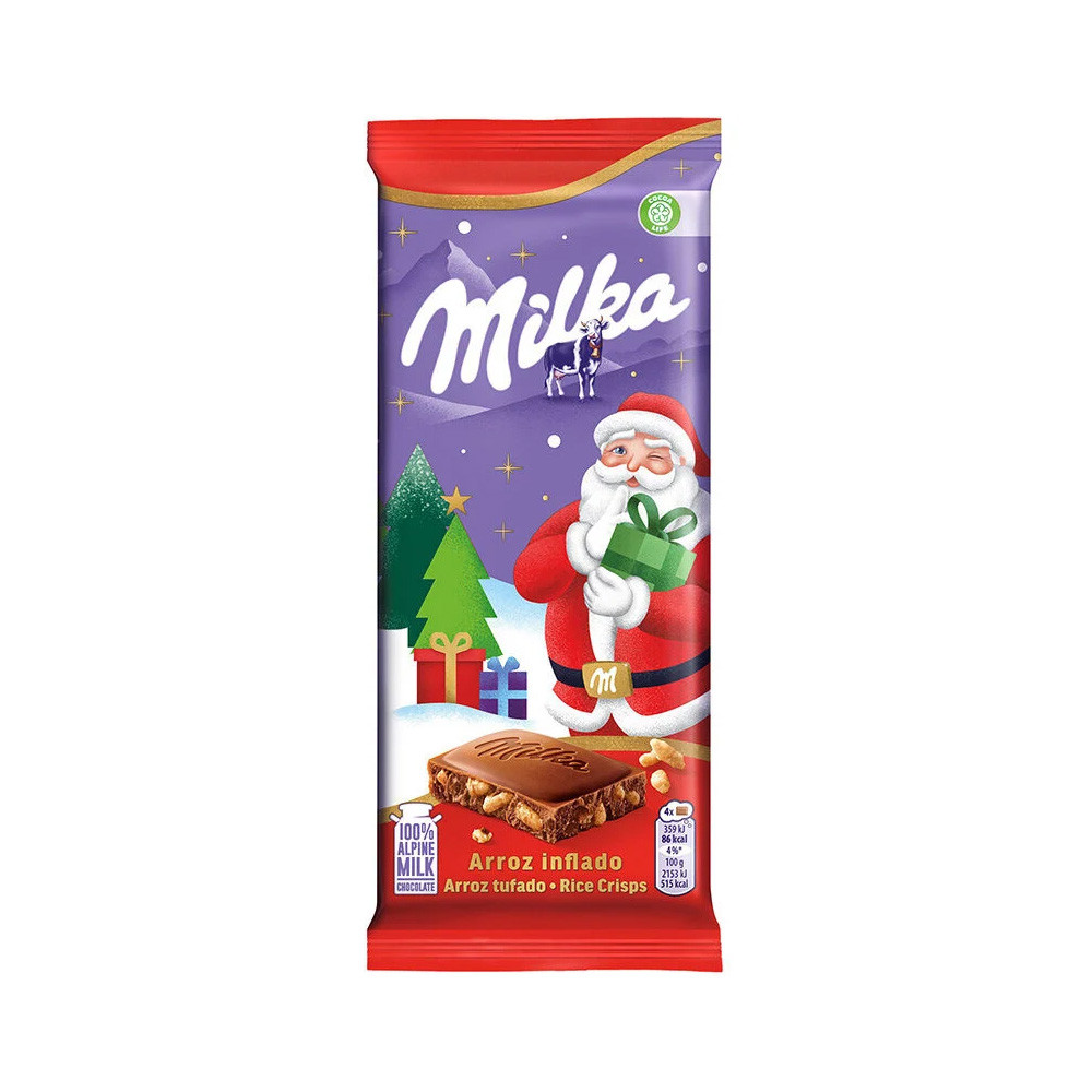 Tablete Chocolate Milka Arroz Tufado 100g
