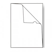 Bolsa Plástico em L A4 200mic Roma36B Incolor 50un