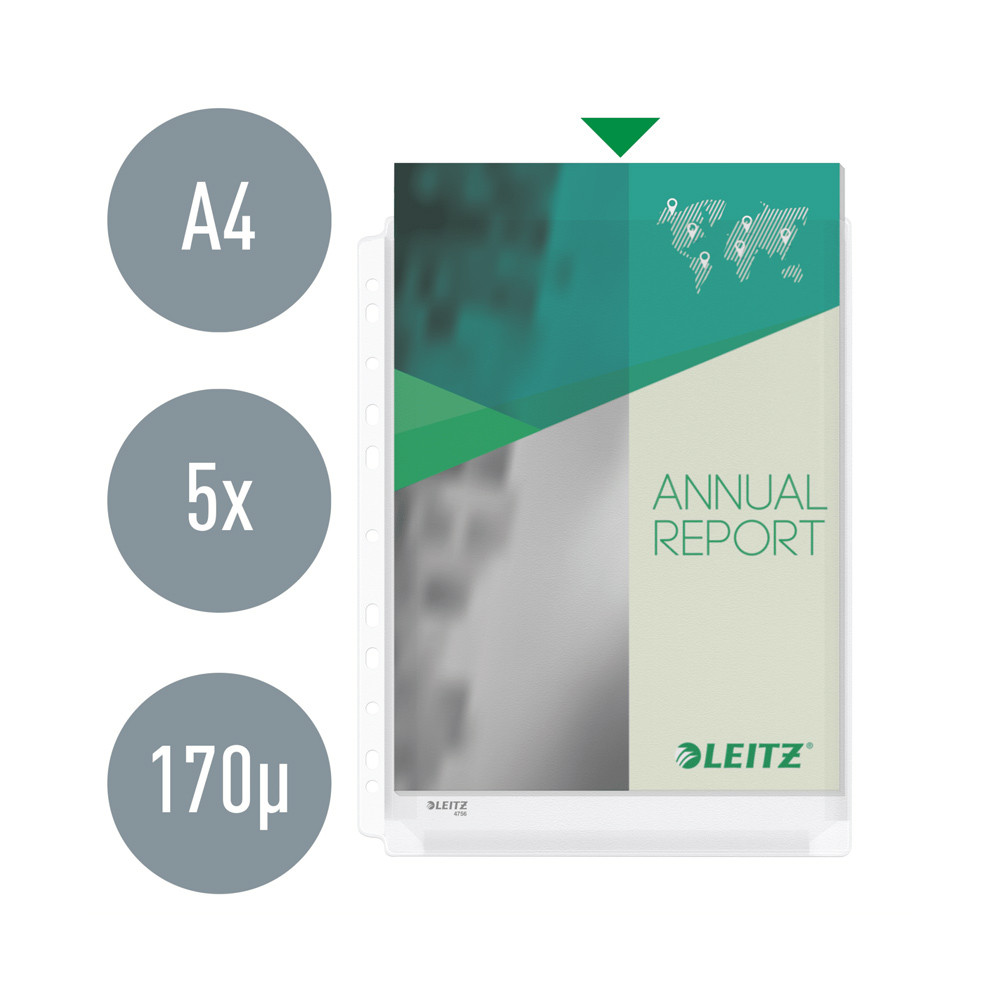 Bolsas Catálogo A4 170mic Alta Capacidade 5un