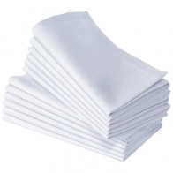 Guardanapos em Tecido 50x50 Branco 1un