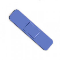 Pensos Rápidos Polietileno HACCP Cor Azul - EE 100un